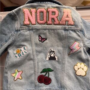 Kids Levi Denim Jacket with Patches